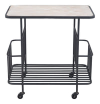 Zuo Modern Argus Bar Cart in Black