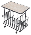 Zuo Modern Argus Bar Cart in Black