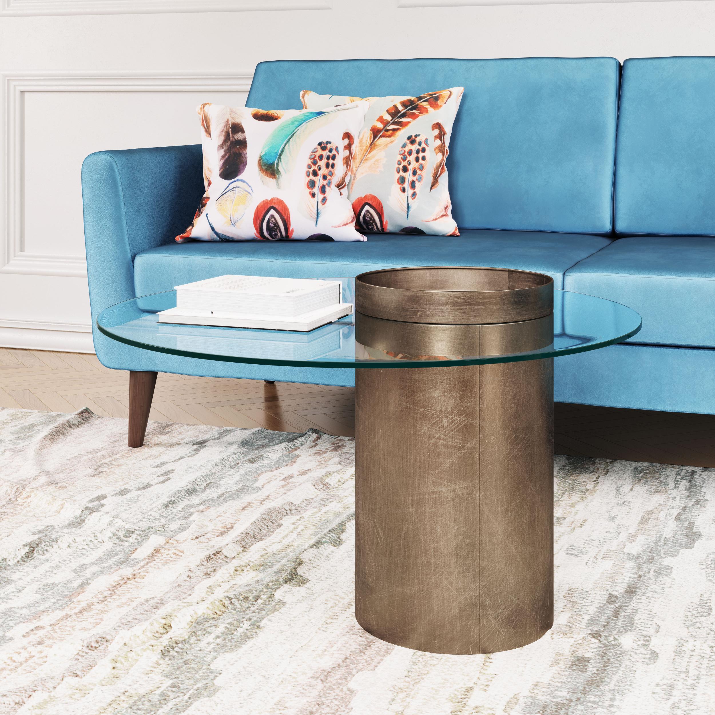 Zuo Modern Emi Coffee Table Antique Bronze