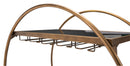Zuo Modern Arc Bar Cart in Brass and Black