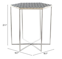 Zuo Modern Forma Side Table Multicolor