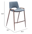 Zuo Modern Desi Counter Stool - Set of 2