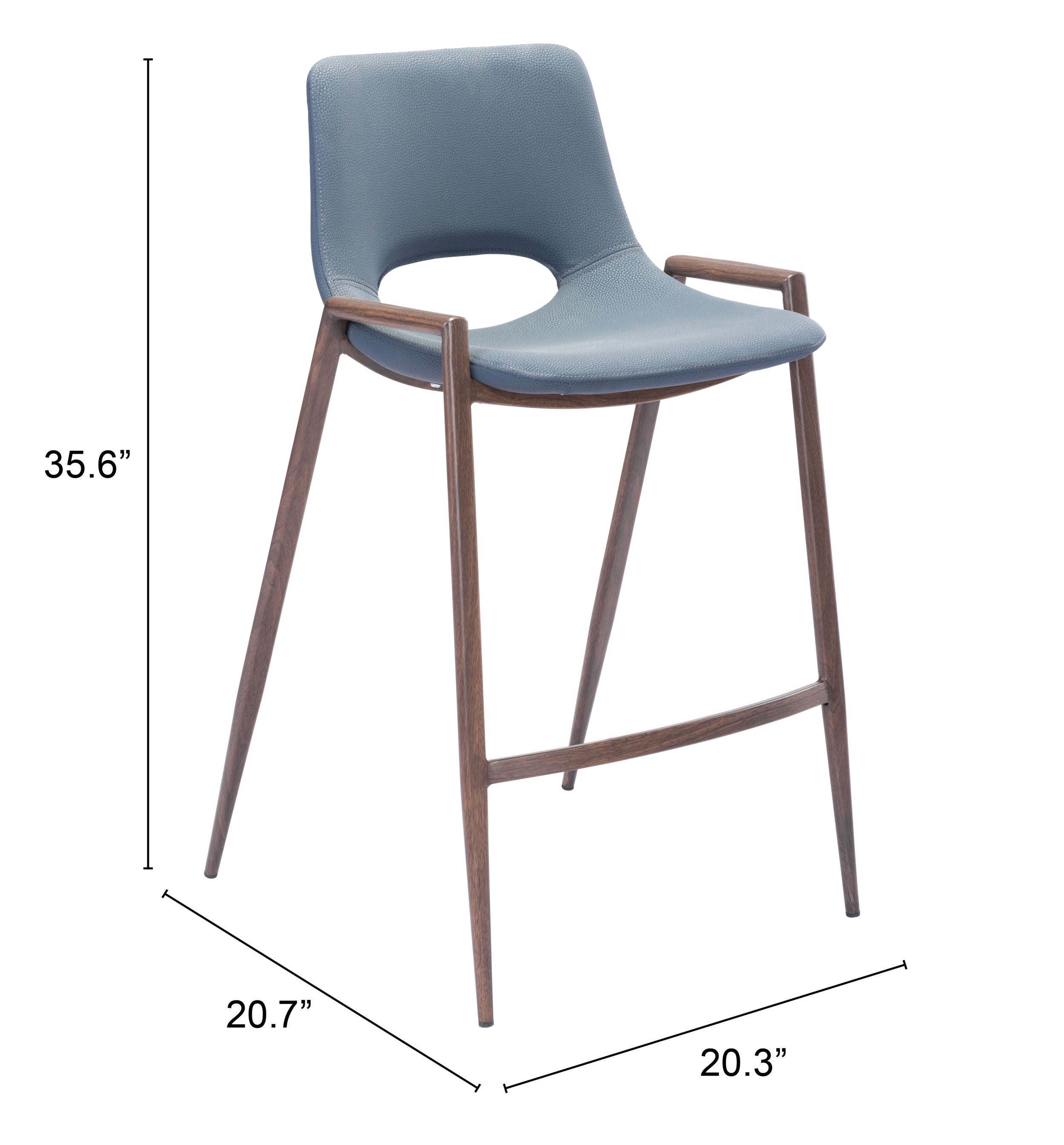 Zuo Modern Desi Counter Stool - Set of 2