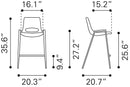 Zuo Modern Desi Counter Stool - Set of 2