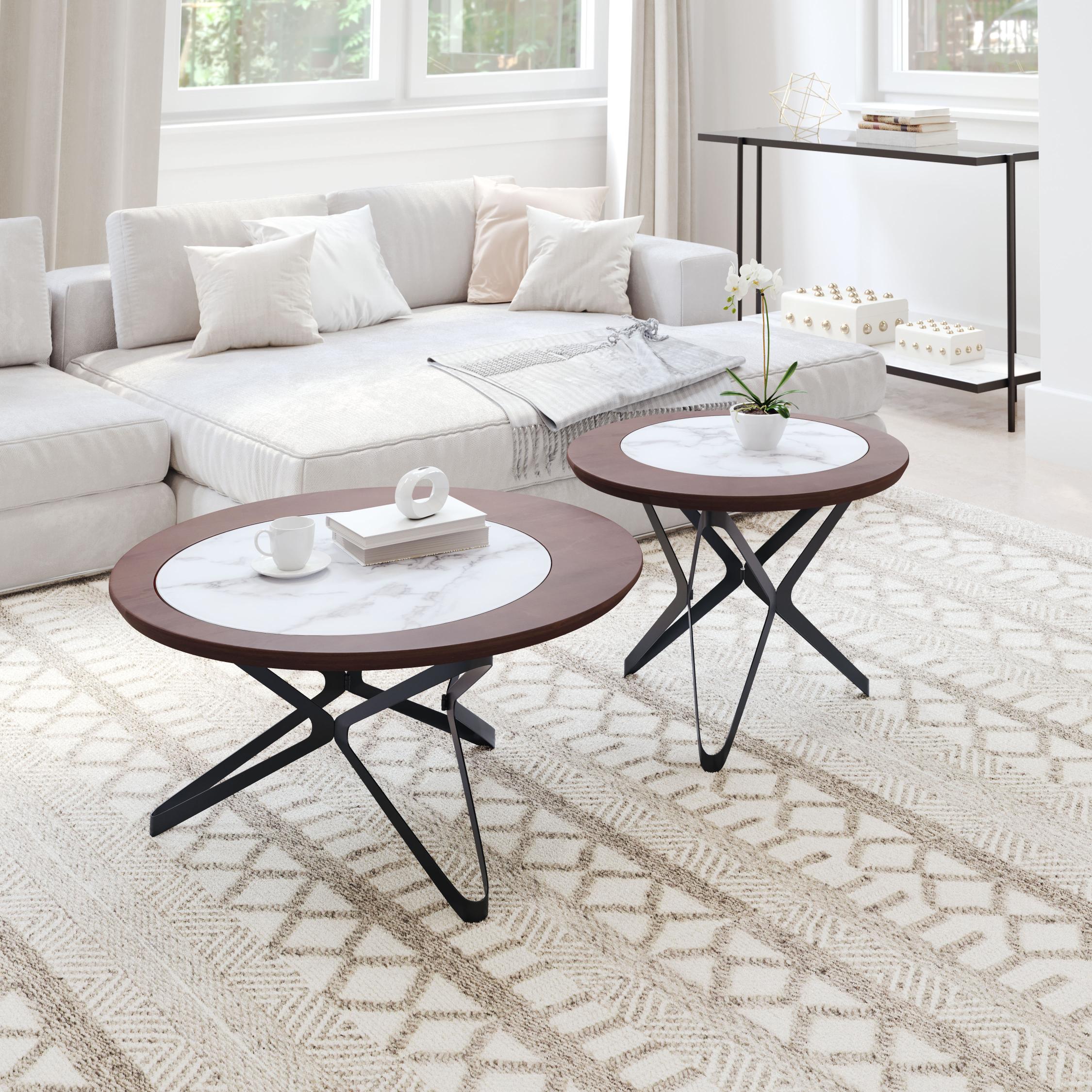 Zuo Modern Anderson Coffee Table 2-Piece Set - Multicolor