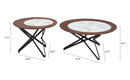 Zuo Modern Anderson Coffee Table 2-Piece Set - Multicolor