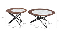 Zuo Modern Anderson Coffee Table 2-Piece Set - Multicolor