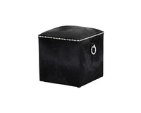 Sunpan Phoebe Ottoman - Black