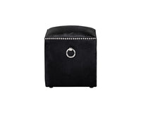 Sunpan Phoebe Ottoman - Black