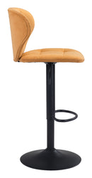 Zuo Modern Salem Barstool in Yellow/Gray/Red