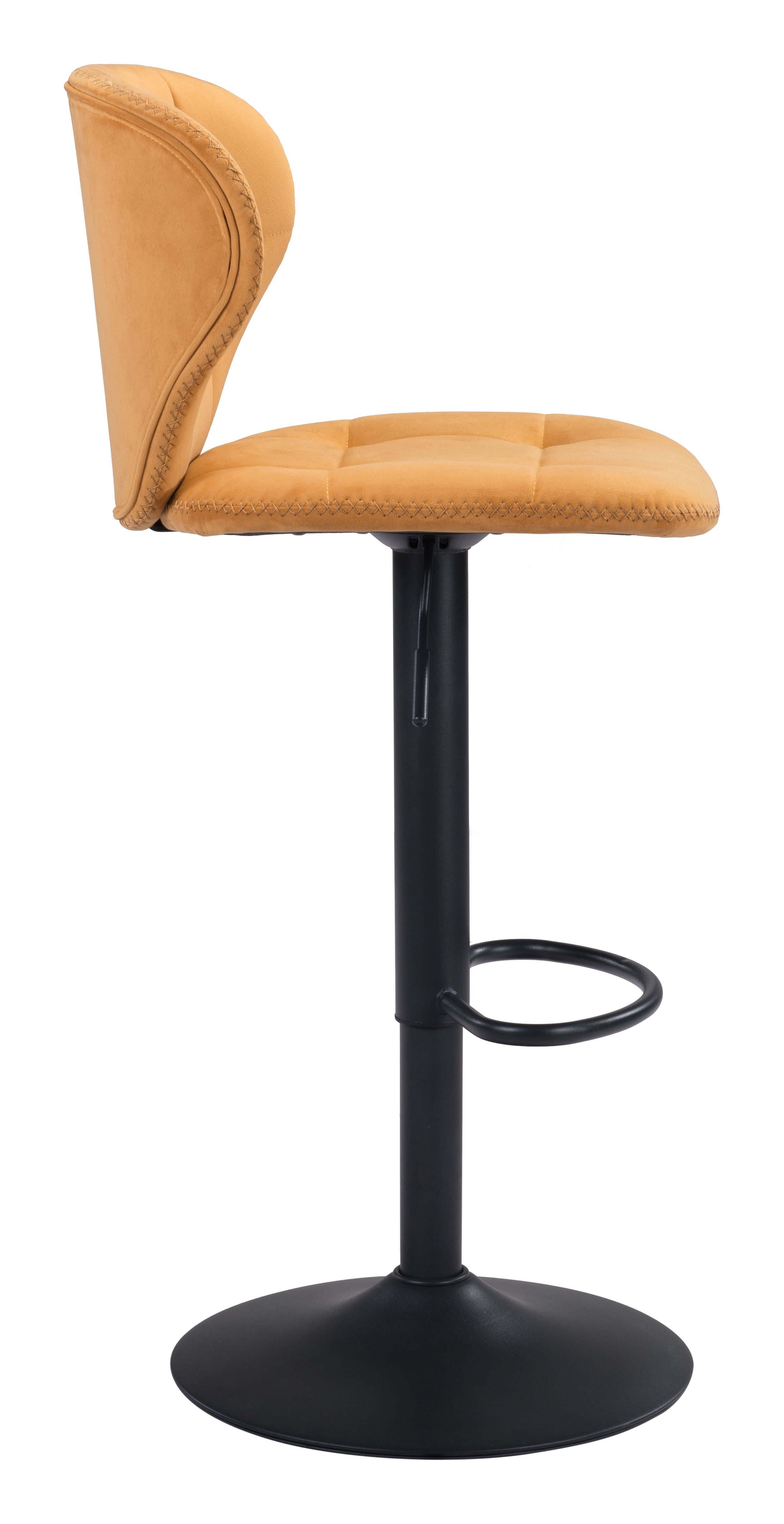 Zuo Modern Salem Barstool in Yellow/Gray/Red