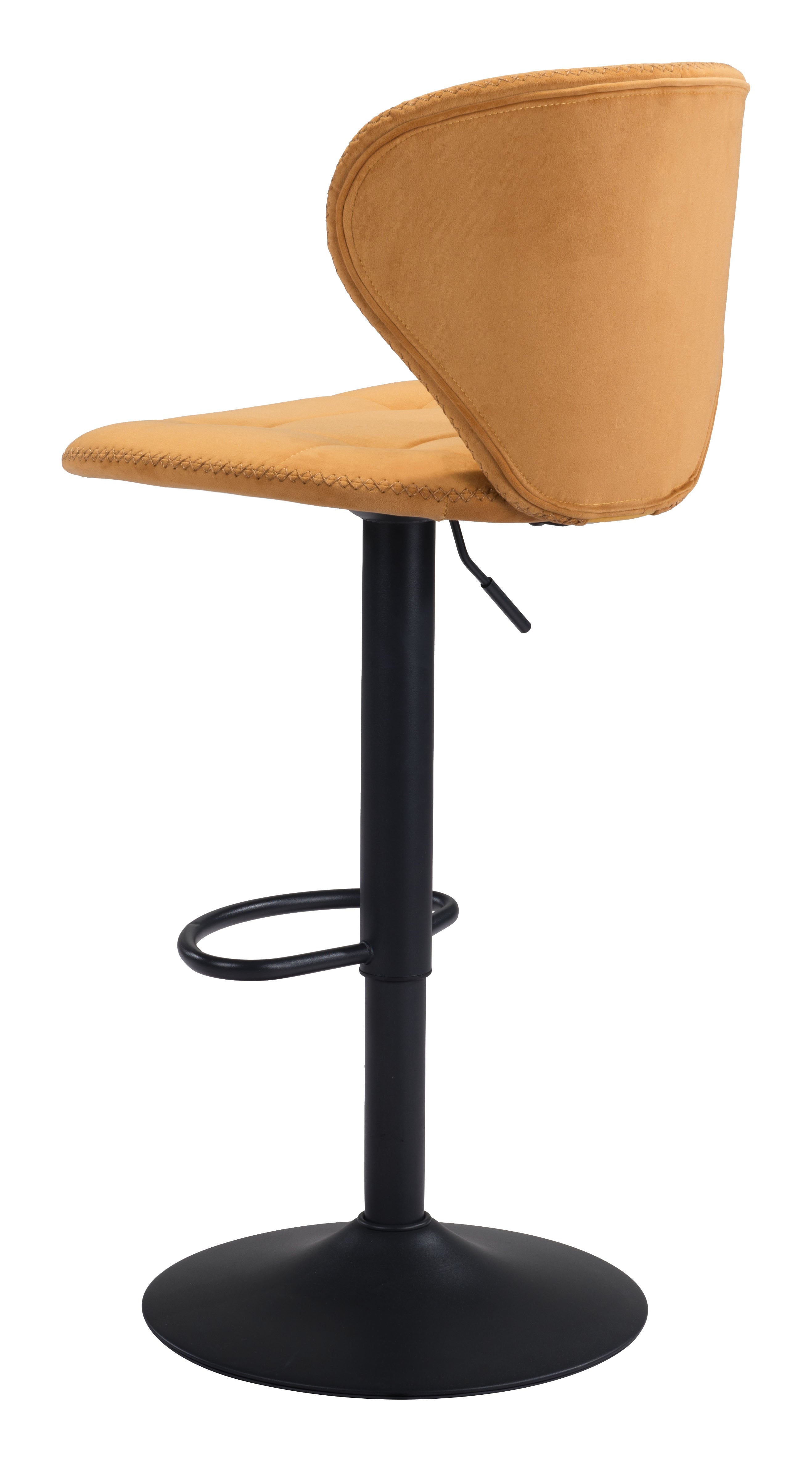 Zuo Modern Salem Barstool in Yellow/Gray/Red