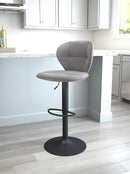Zuo Modern Salem Barstool in Yellow/Gray/Red