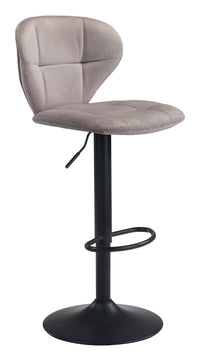 Zuo Modern Salem Barstool in Yellow/Gray/Red