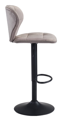 Zuo Modern Salem Barstool in Yellow/Gray/Red