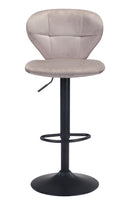 Zuo Modern Salem Barstool in Yellow/Gray/Red