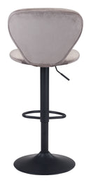 Zuo Modern Salem Barstool in Yellow/Gray/Red