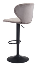 Zuo Modern Salem Barstool in Yellow/Gray/Red