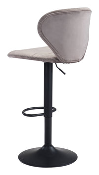 Zuo Modern Salem Barstool in Yellow/Gray/Red