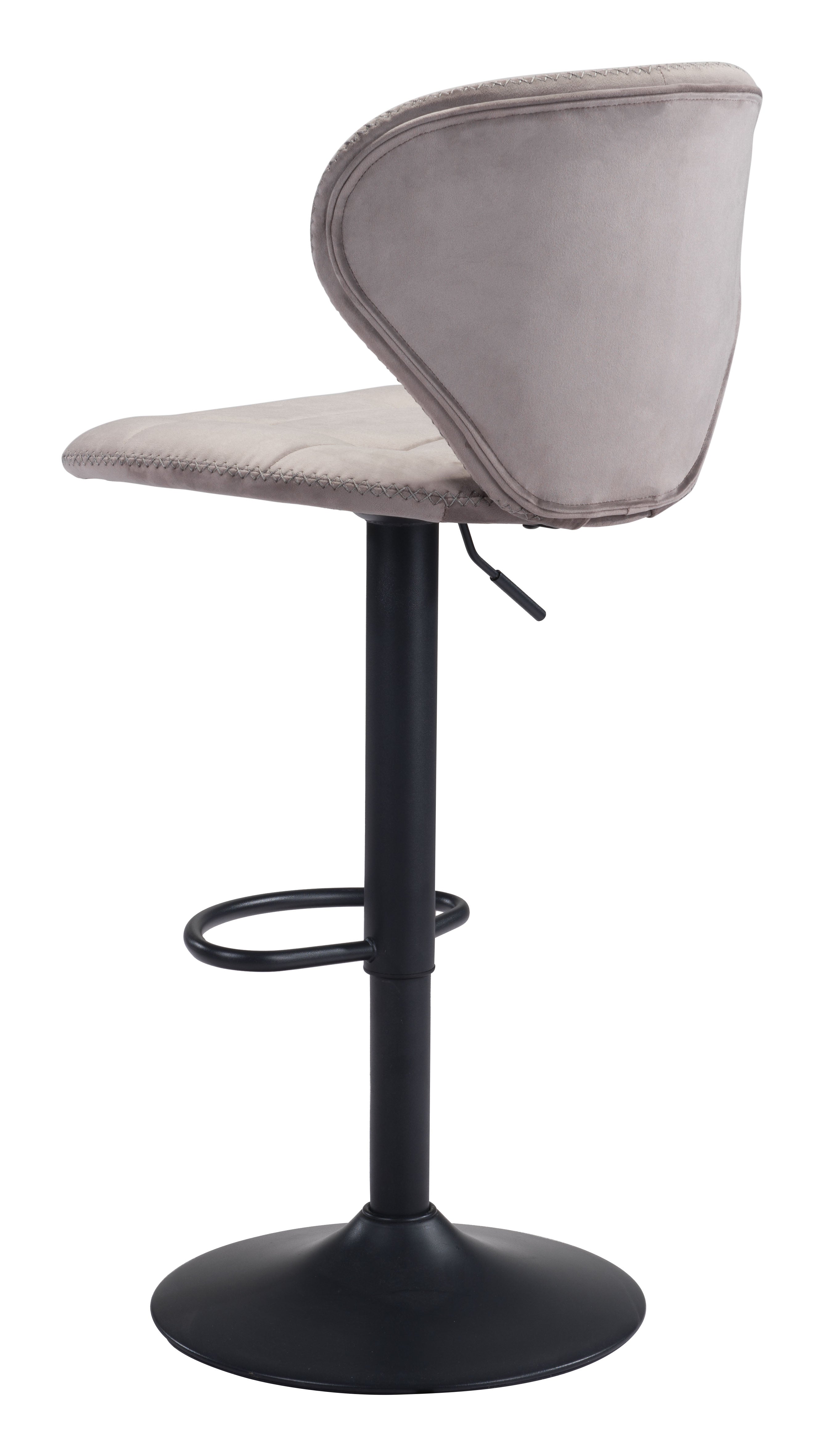 Zuo Modern Salem Barstool in Yellow/Gray/Red