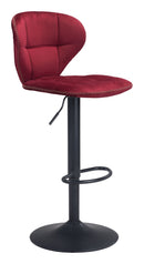 Zuo Modern Salem Barstool in Yellow/Gray/Red
