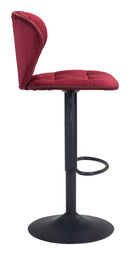 Zuo Modern Salem Barstool in Yellow/Gray/Red