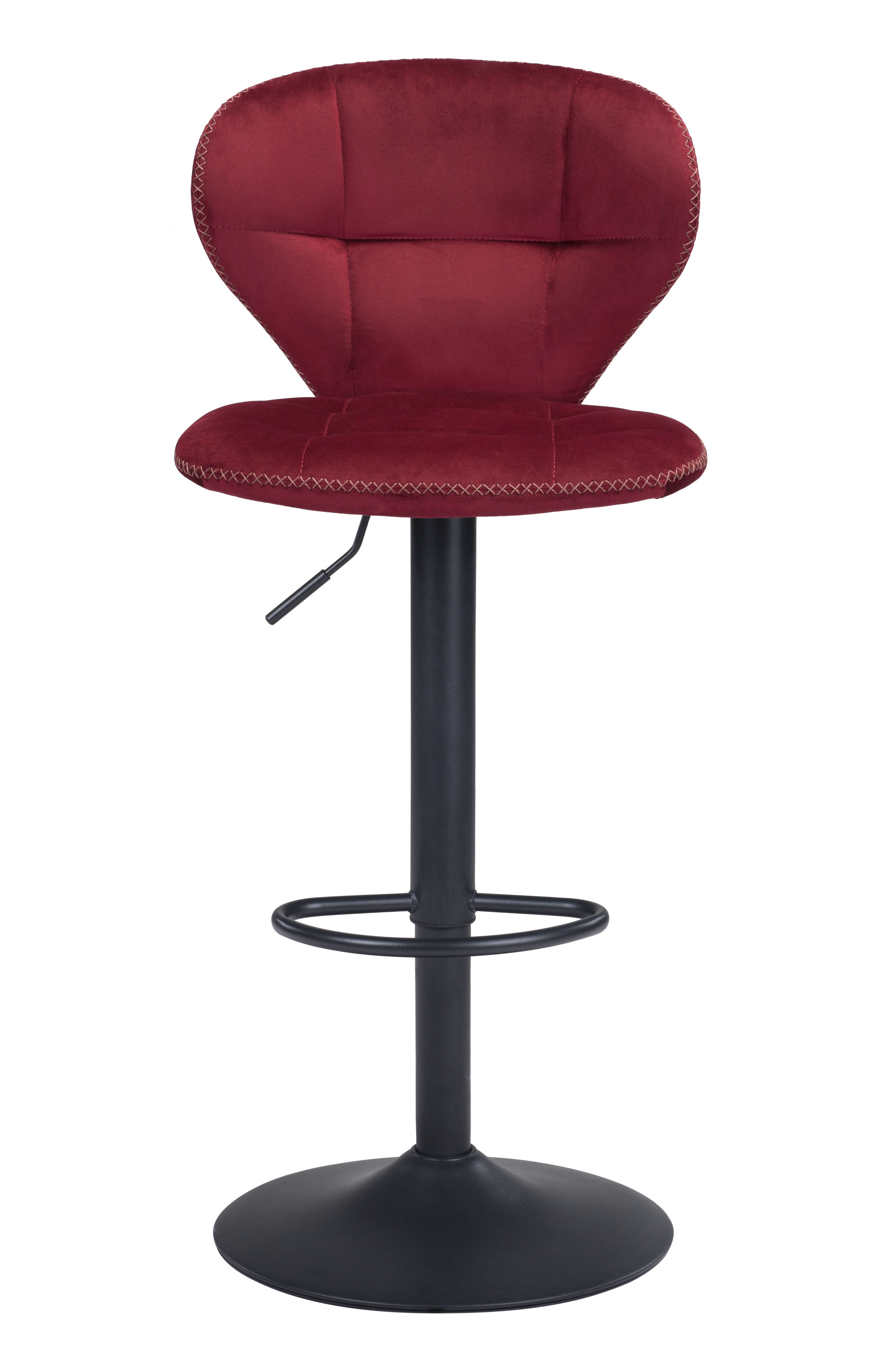 Zuo Modern Salem Barstool in Yellow/Gray/Red