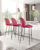 Zuo Modern Miles Barstool in Red/Green
