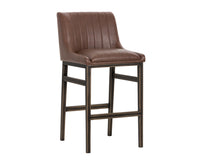 Sunpan Halden Barstool - Bravo Cream/Bravo Metal/Vintage Black/Vintage Blue/Vintage Cognac