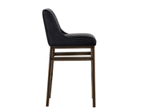 Sunpan Halden Barstool - Bravo Cream/Bravo Metal/Vintage Black/Vintage Blue/Vintage Cognac