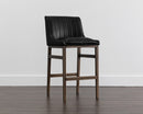 Sunpan Halden Barstool - Bravo Cream/Bravo Metal/Vintage Black/Vintage Blue/Vintage Cognac