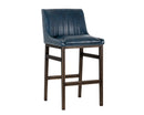 Sunpan Halden Barstool - Bravo Cream/Bravo Metal/Vintage Black/Vintage Blue/Vintage Cognac
