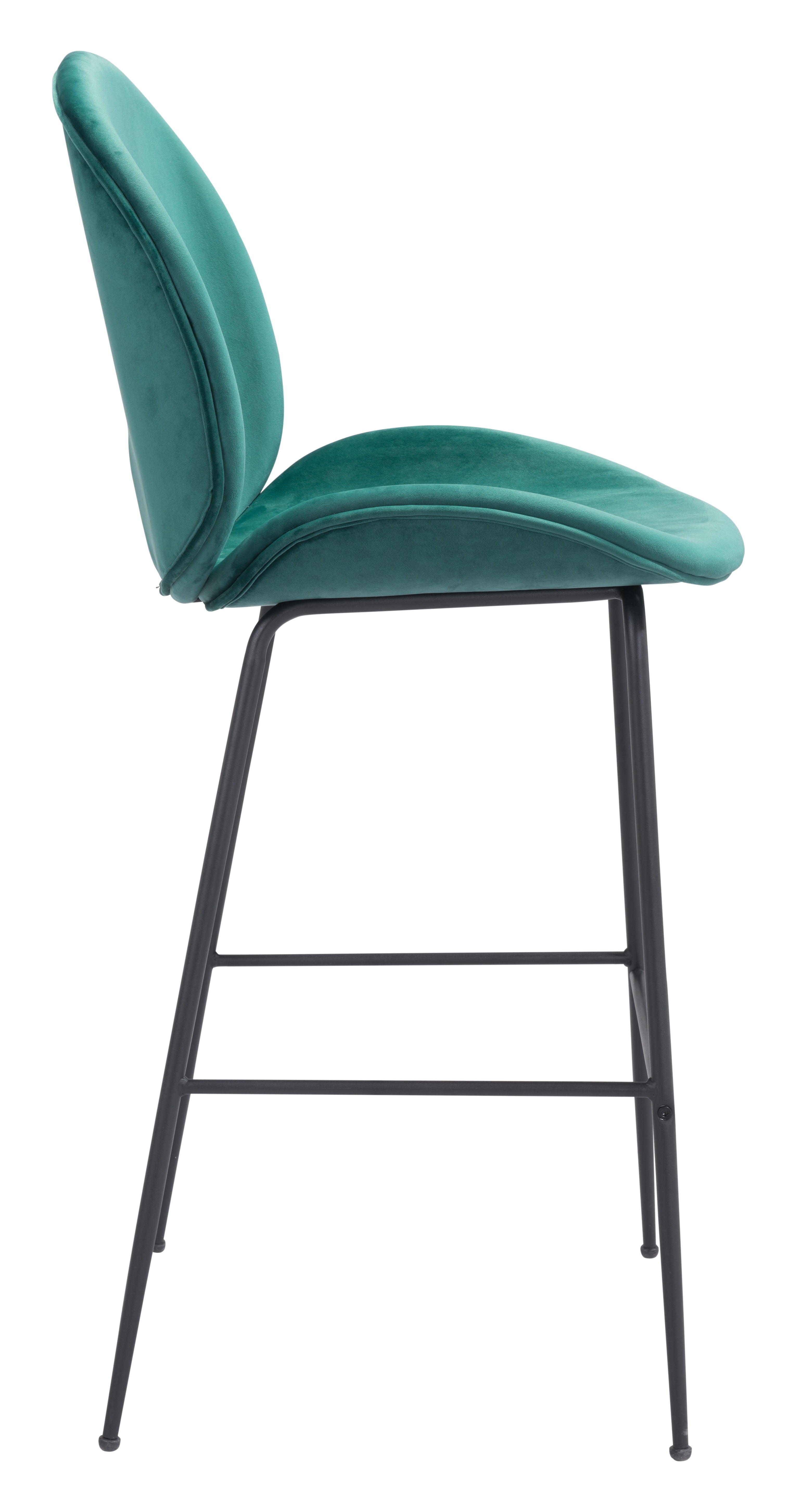Zuo Modern Miles Barstool in Red/Green
