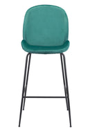Zuo Modern Miles Barstool in Red/Green