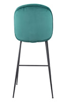 Zuo Modern Miles Barstool in Red/Green