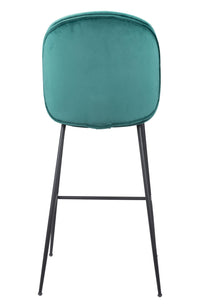 Zuo Modern Miles Barstool in Red/Green