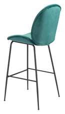 Zuo Modern Miles Barstool in Red/Green