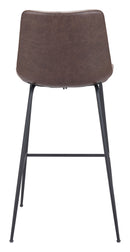 Zuo Modern Byron Barstool in Brown/Gray/White