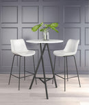 Zuo Modern Byron Barstool in Brown/Gray/White