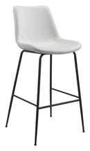 Zuo Modern Byron Barstool in Brown/Gray/White