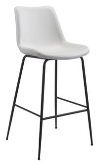 Zuo Modern Byron Barstool in Brown/Gray/White