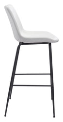 Zuo Modern Byron Barstool in Brown/Gray/White