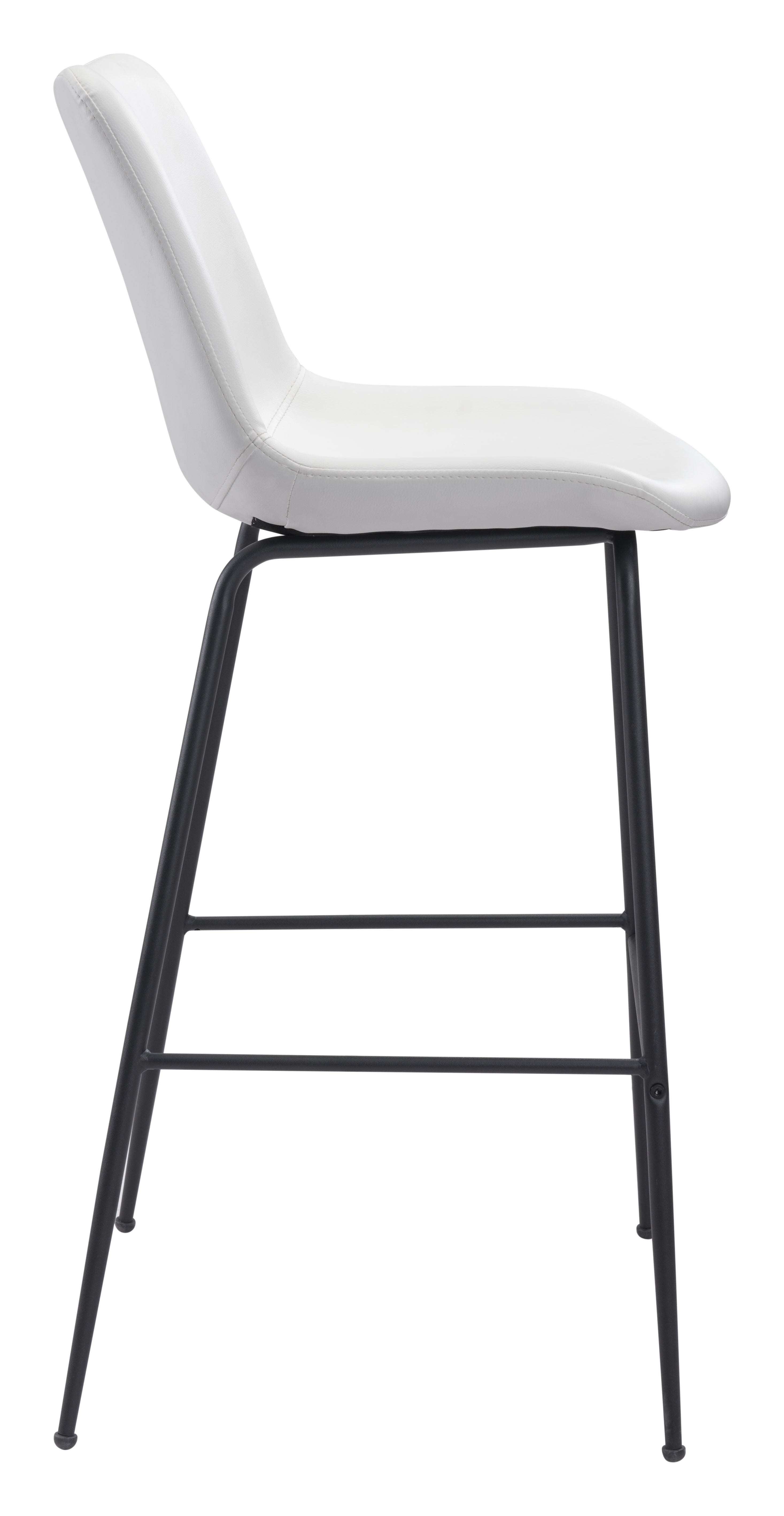 Zuo Modern Byron Barstool in Brown/Gray/White