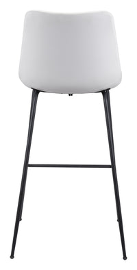 Zuo Modern Byron Barstool in Brown/Gray/White