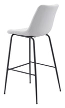 Zuo Modern Byron Barstool in Brown/Gray/White