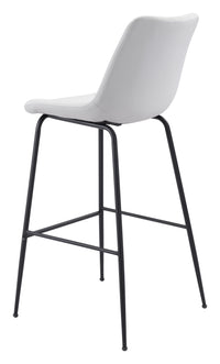 Zuo Modern Byron Barstool in Brown/Gray/White
