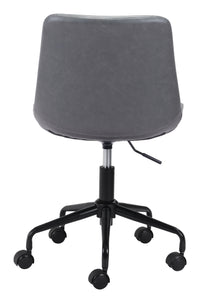Zuo Modern Byron Office Chair in Brown/Grey/White