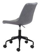 Zuo Modern Byron Office Chair in Brown/Grey/White