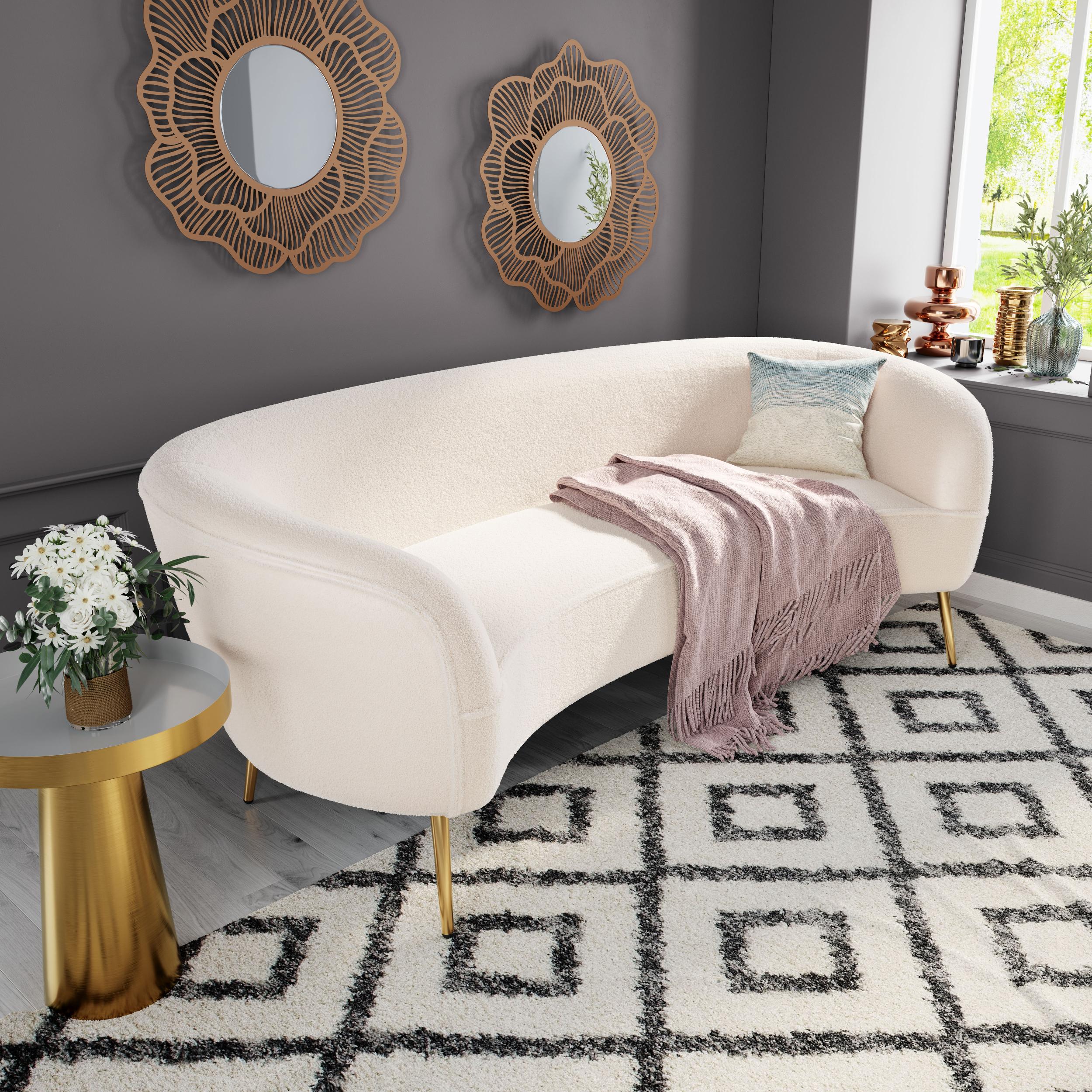 Zuo Modern Luna Sofa Cream