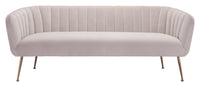 Zuo Modern Deco Sofa in Beige/Grey